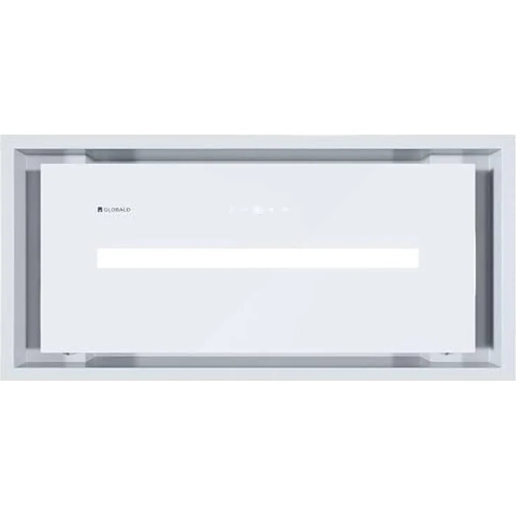 GLOBALO Einbauhaube Pinelio 60.1 White, Dunstabzugshaube 60 cm mit gehärtetem Glas, leise Betrieb [Energieklasse A+] – Bild 1