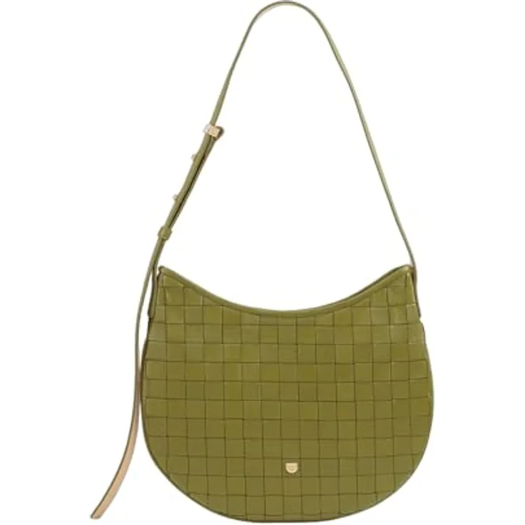 Dudu Hispani, Handtasche Schultertasche aus Leder, 32 cm, braun