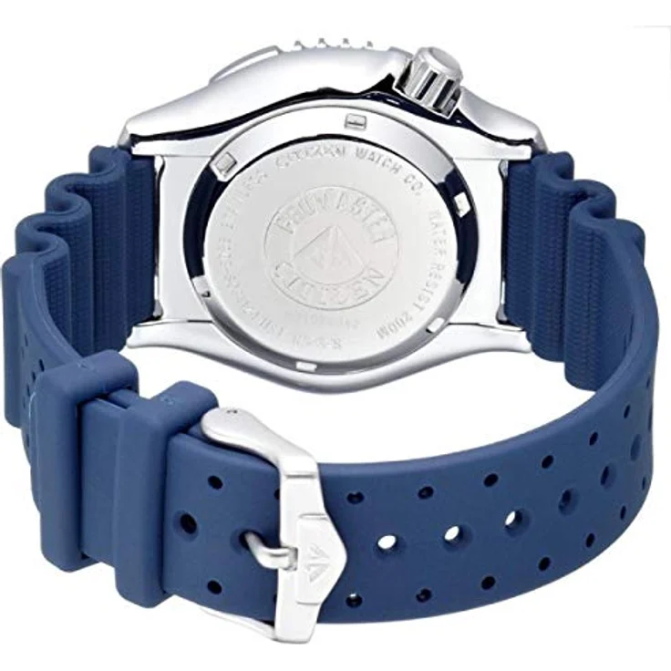 Citizen NY0040-17LE, Herren-Automatikuhr mit blauem Kunststoffband und Edelstahlgehäuse, analogue Anzeige, Kalenderfunktion, leuchtend im Dunkeln – Bild 2