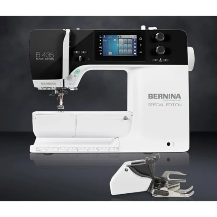 Bernina Nähmaschine B 435 Black Edition, 650 Stiche, halbautomatischer Einfädler – Bild 3