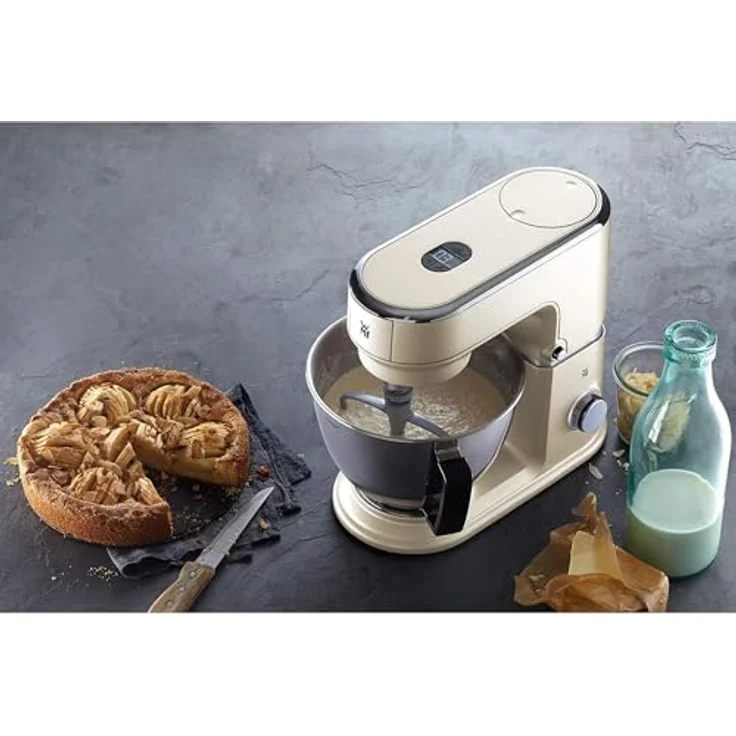 WMF Profi Plus Gemüseschneider 4-teilig, Cromargan Edelstahl, 4 Schneideinsätze für Gemüse, Obst, Käse, für und Küchenminis Küchenmaschine – Bild 9