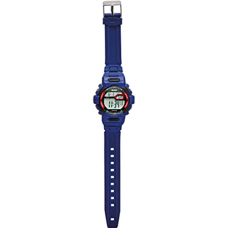 SCOUT Unisex Kinder Digital Uhr 280308001, mit Plastik Armband, Stoppuhr, Kalender, Alarm, Licht