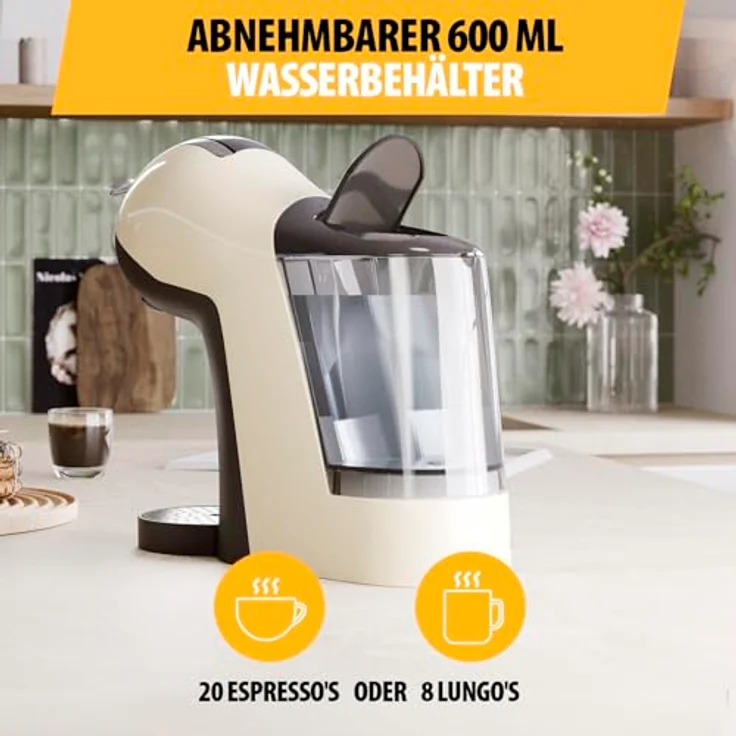 Tristar CM-2301 Multifunktions-Kaffeemaschine 3in1, 19-Bar-Hochdruckpumpe, beige/schwarz – Bild 6