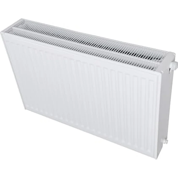 Belrad Universalheizkörper T33, Kompakt Ventilheizkörper 6 Anschlüsse, 400x800 mm, 1369 W, Reinweiß – Bild 1