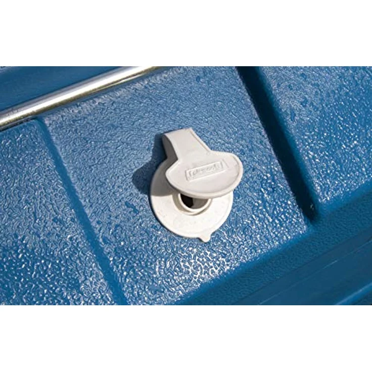 Coleman 50QT passive Kühlbox, Kunststoff, blau-weiß – Bild 10