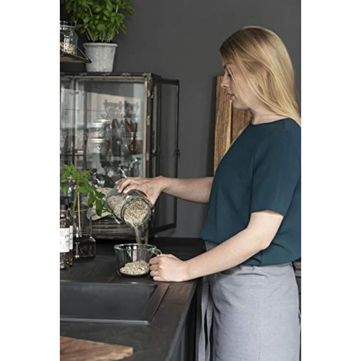 IB Laursen - Rührschüssel mit Henkel (klein) aus Klar Glas - 13 x 9 x 19 cm – Bild 5