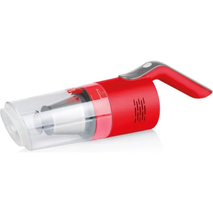 Dirt Devil DD5004 Handstaubsauger Akku – Kabellos, Beutellos, Nass & Trocken, 2 Saugstufen bis 7 kPa, HEPA-Filter, USB-C, Auto-Zubehör, Rot – Bild 3