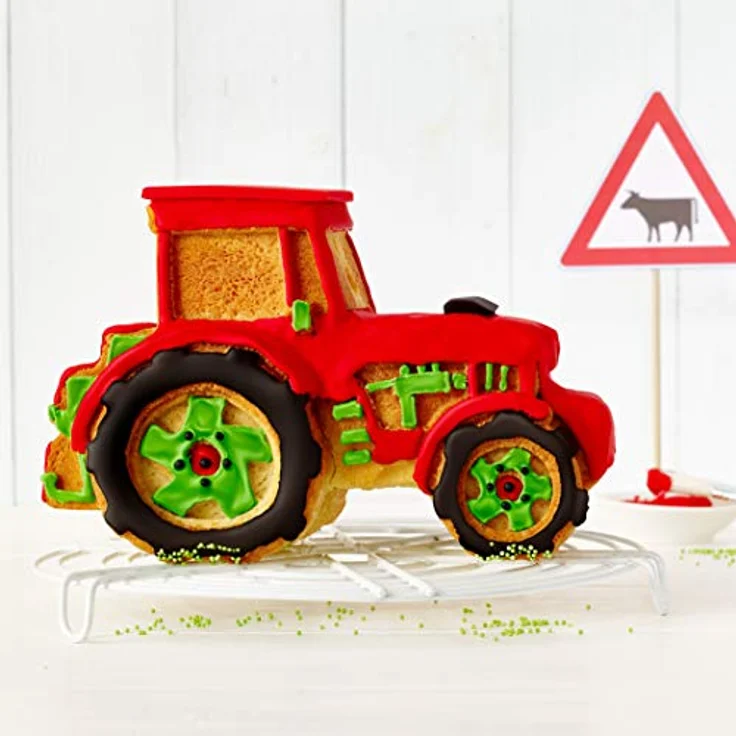 Birkmann 211834 Vollbackform Kalle, der Traktor, 25 x 15 x 10 cm (L x H x B) – Bild 4