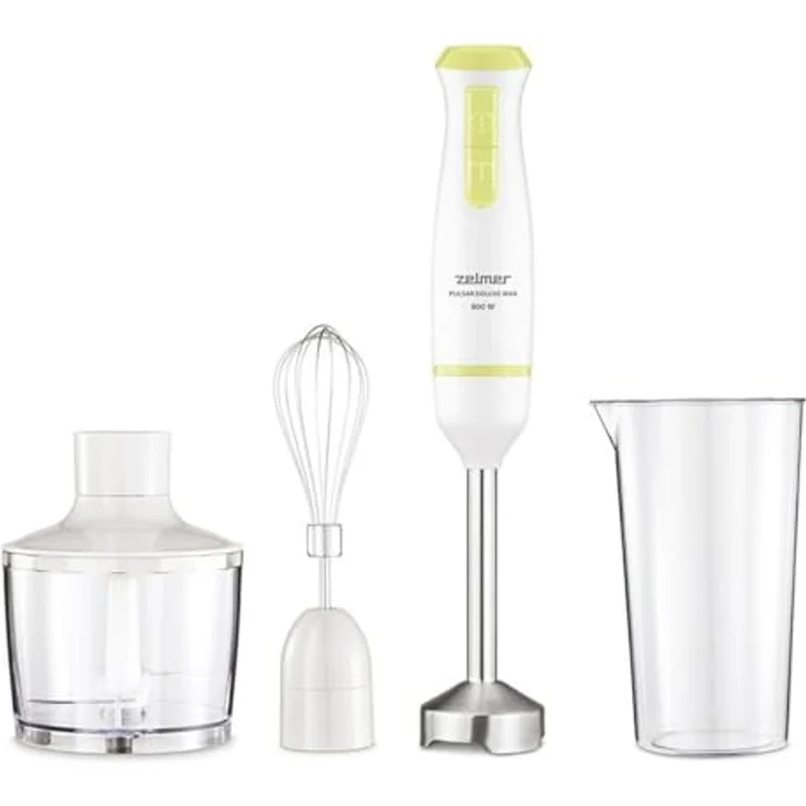 Zelmer ZHB4562L Pulsar Deluxe Max, Stabmixer, Gelb, Weiss – Bild 1