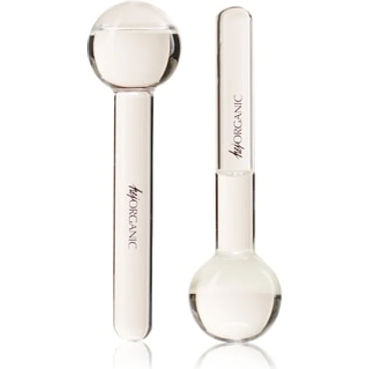 Hej Organic The Cool Keeper Ice Globes, Massagegerät zur kühlenden Hautpflege und Schmerzlinderung