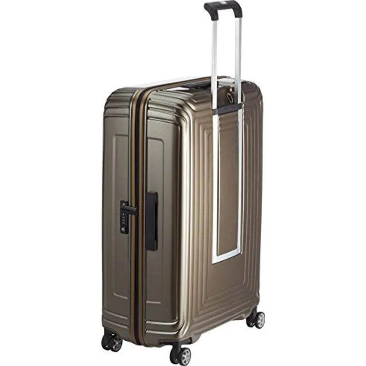 Samsonite Neopulse Spinner L Koffer, 75 cm, 94L, 100% Polycarbonat, Braun (Metallic Sand) – Bild 3