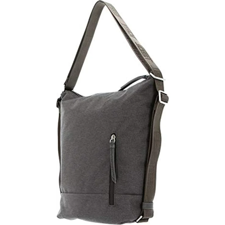 Jost Bergen Umhängetasche 26 cm, wandelbare 2in1 Rucksack-Tasche aus pflegeleichtem Polyester, grau – Bild 7