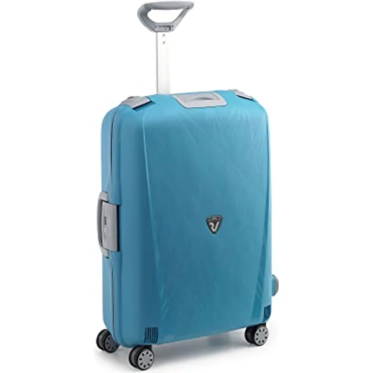 Roncato Light 4 Rollen Trolley, 68 cm, 100% Polypropylen, blau – Bild 1
