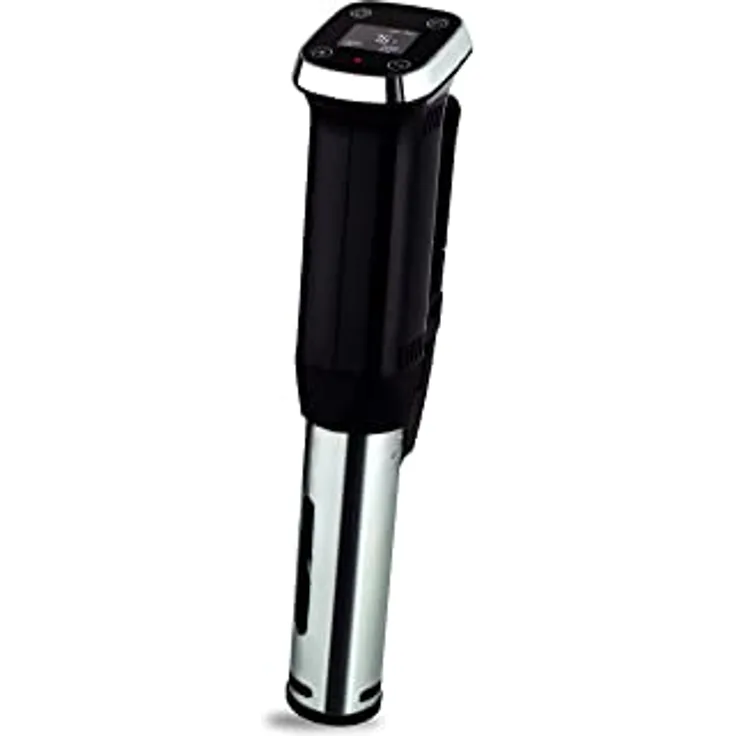KitchenQuality Sous Vide Garer | Präzises Garen im Vakuum | 1300 Watt | IPX7 Wasserdicht | Touch Display & Timer Funktion | Inkl. Vakuumbeutel für Profi-Gourmetergebnisse
