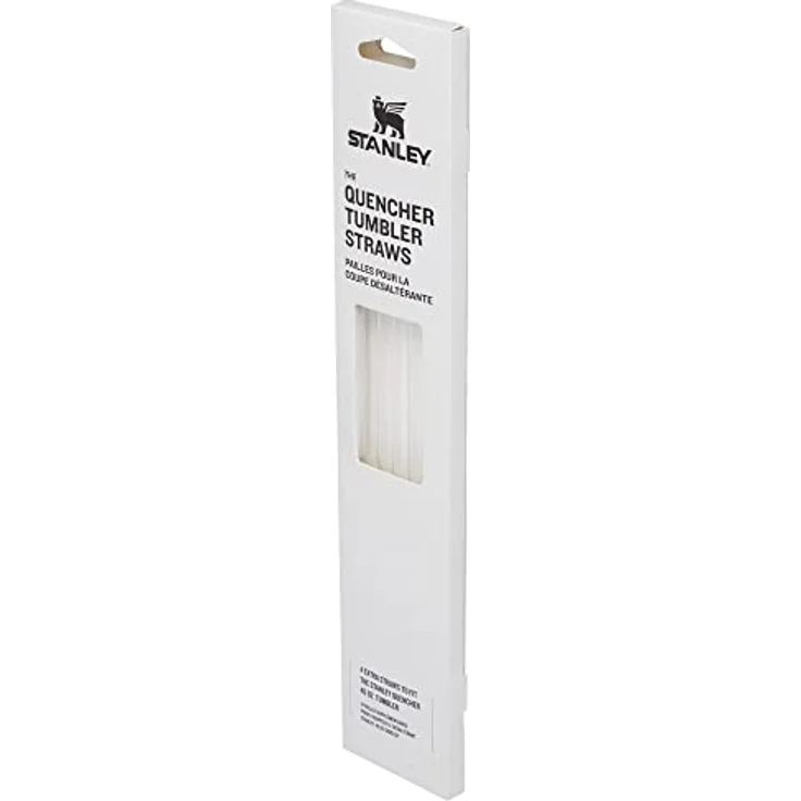 Stanley Quencher Trinkhalme für 1,2 l, wiederverwendbare Edelstahl-Strohhalme, BPA-frei, 4er-Pack, kein Farbton – Bild 2