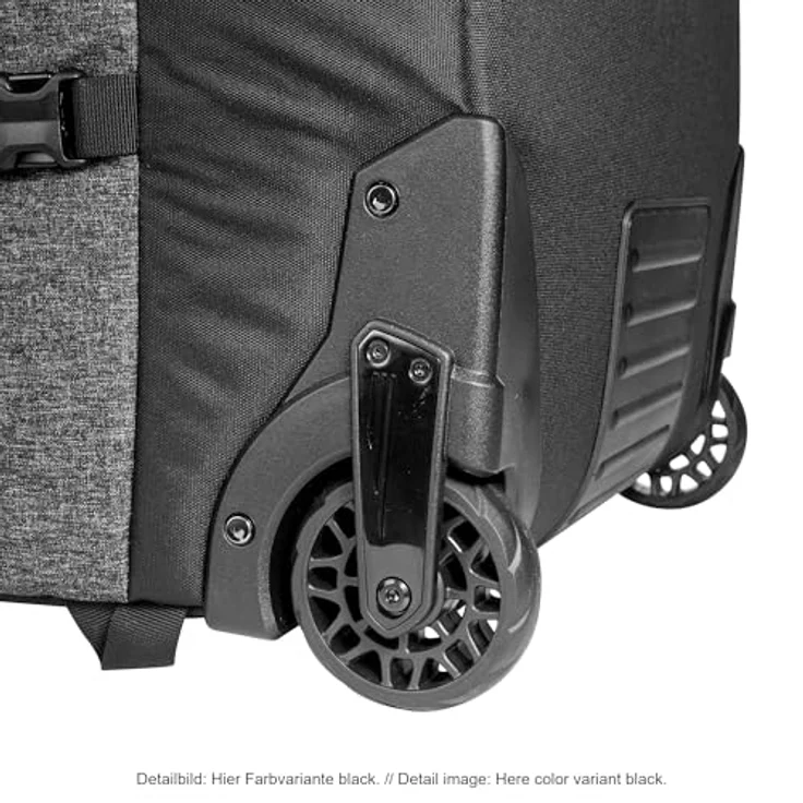 Tatonka Travel Roller 90, Koffer mit 90 l Volumen, grün, zwei Rollen, kompressionsriemen, innovativer Raumteiler, Tragegriff – Bild 5