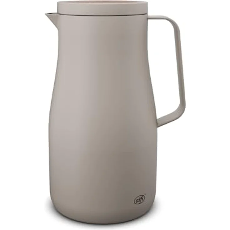 Alfi Isolierkanne Studio Tea, 1 L, beige, doppelwandig, BPA-frei, Vakuum, lebensmittelecht, abnehmbarer Deckel, Schraubverschluss – Bild 1