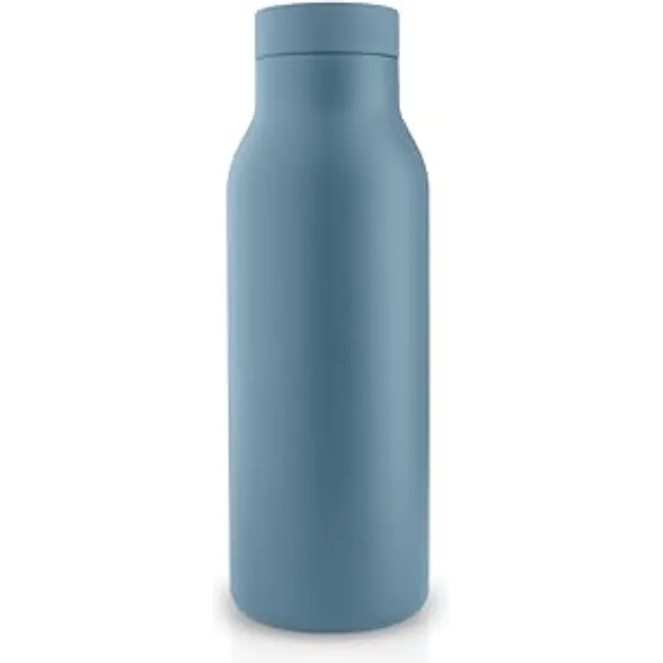 Eva Solo Urban Isolierflasche, 0.5 Liter, doppelwandig, dustblue, spülmaschinengeeignet
