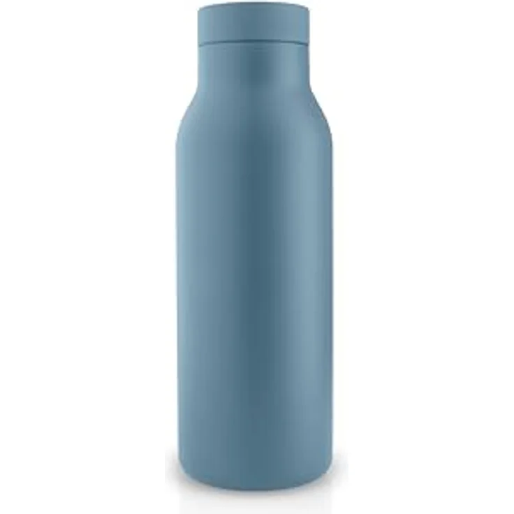 Eva Solo Urban Isolierflasche, 0.5 Liter, doppelwandig, dustblue, spülmaschinengeeignet – Bild 1