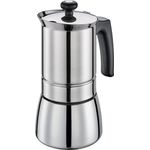Cilio Espressokocher TOSCA 6T, 6 Tassen Edelstahl poliert, Induktionsgeeignet