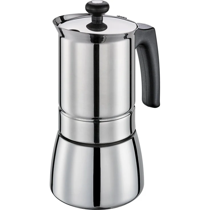 Cilio Espressokocher TOSCA 6T, 6 Tassen Edelstahl poliert, Induktionsgeeignet