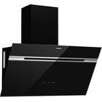 Klarstein Alina Dunstabzugshaube – 70 cm Wandhaube, 540 m³/h, A Energieeffizienz, LED-Beleuchtung, Touch-Bedienfeld, Schwarz