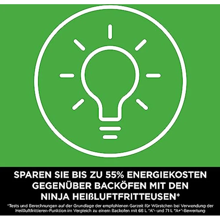 Ninja Air MAX Heißluftfritteuse, Airfryer, 5,2L, Familiengröße, antihaftbeschichteter, spülmaschinenfester Korb, Silikonzange, 5-in-1, Amazon Exklusiv, Kupfer/Schwarz, AF150EUCP – Bild 5