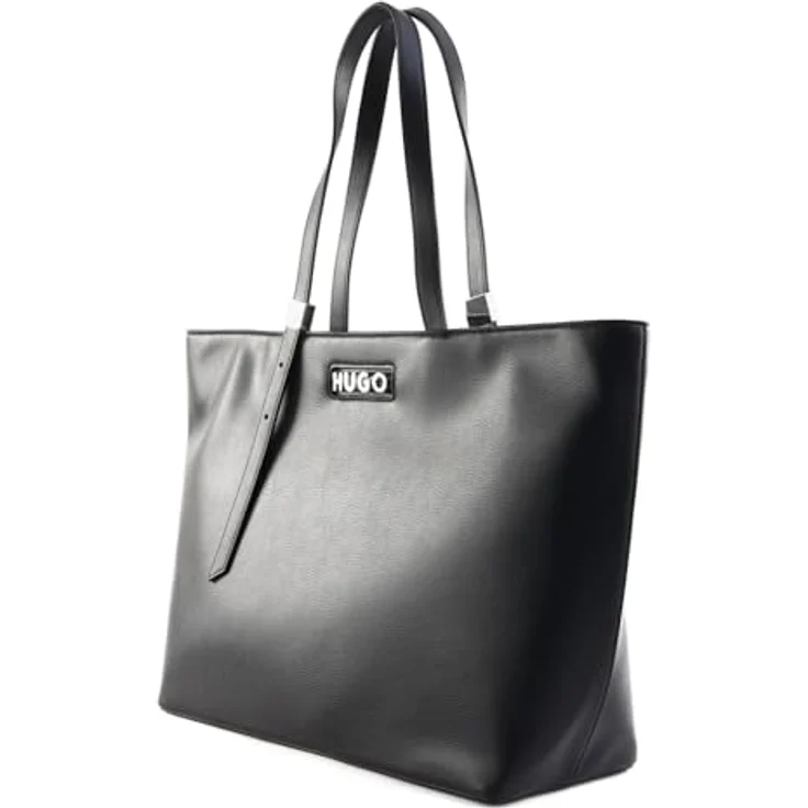 HUGO Shopper Mel 2.0 Tote, große Damen-Umhängetasche aus hochwertigem Lederimitat, 49 cm, mit Reißverschluss-Hauptfach und verstellbarem Tragehenkel – Bild 2