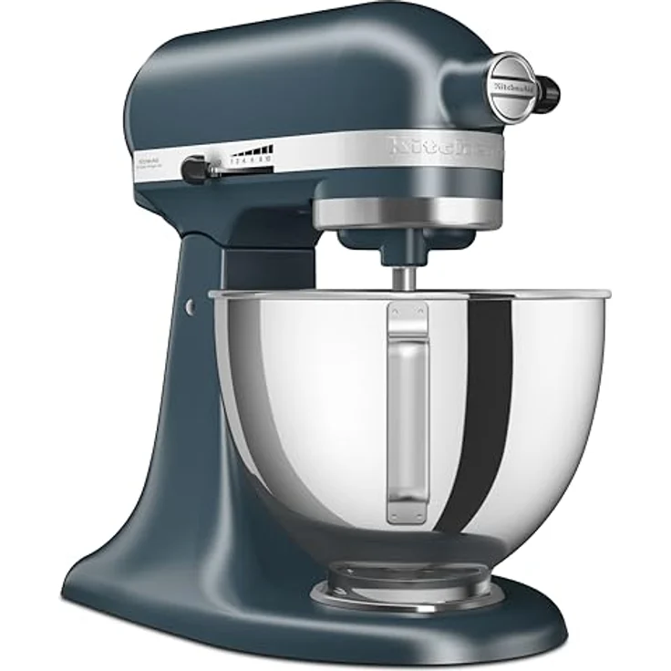 KitchenAid Multifunktions-Küchenmaschine 4,3 l 5KSM95PSEBS, Ganzmetall-Design mit neigbarem Kopf und planetarischer Mischwirkung – Bild 5
