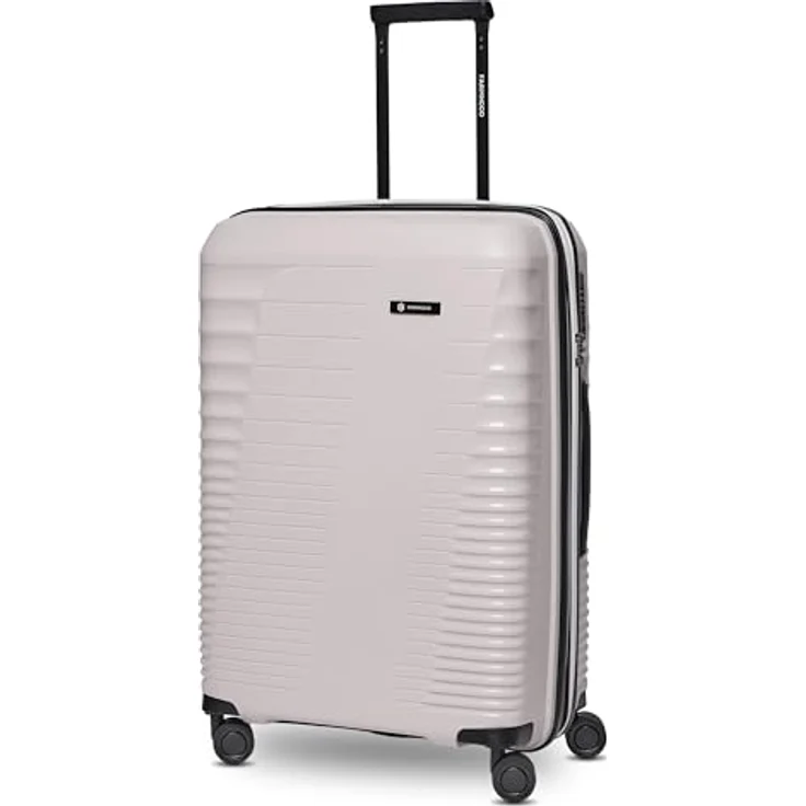 Farmhood Edition Mittelgroßer Hartschalen Koffer | Trolley 44 x 26 x 67 cm mit Dehnfalte von 72 auf 80 Liter erweiterbar | Ultra-leicht nur 3,54 Kg – Bild 1