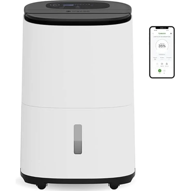 Meaco MeacoDry Arete® Two 10L Luftentfeuchter & HEPA-H13-Luftreiniger, Meaco-WLAN-App, intelligenter Feuchtigkeitsmodus, Wäschemodus, Stromsparmodus, leiser Modus, senkt Feuchtigkeit, 5 Jahre Garantie - MEACO – Bild 1