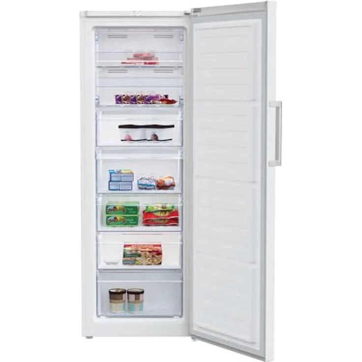 Beko RFNE290L41WN, Standgefrierschrank mit 256 l Nutzinhalt, 18 kg/24h, No-Frost-System, E, Weiß – Bild 3