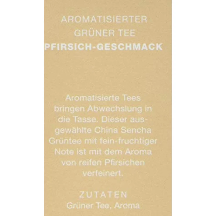Dallmayr Pfirsich - Aromatisierter Grüner Tee, loser Tee – Bild 6