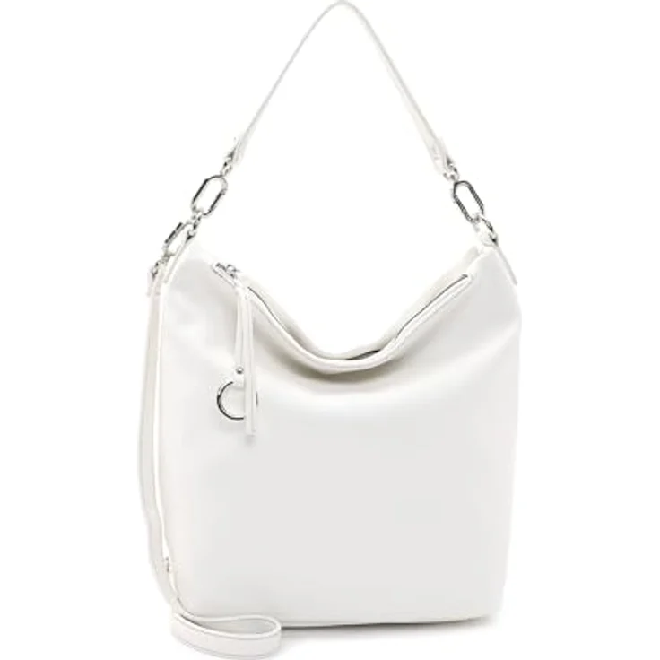 Suri Frey Beutel Debby, Handtasche aus Feinsynthetik mit Logo-Prägung, Weiß, 35 x 31 x 15 cm – Bild 1