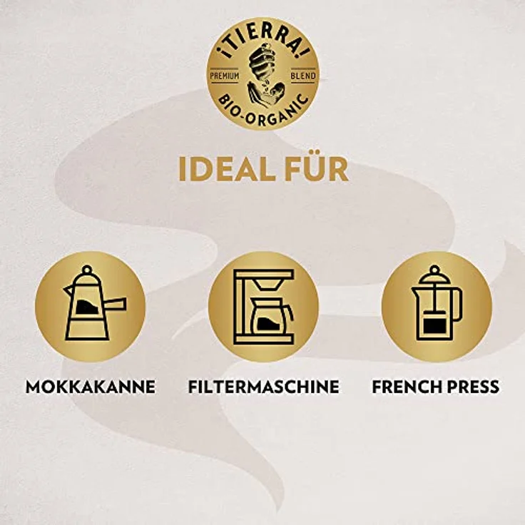 Lavazza Kaffeebohnen - Tierra Wellness - wenig Säure und wenig Koffein - 1er Pack (1 x 1kg) – Bild 4
