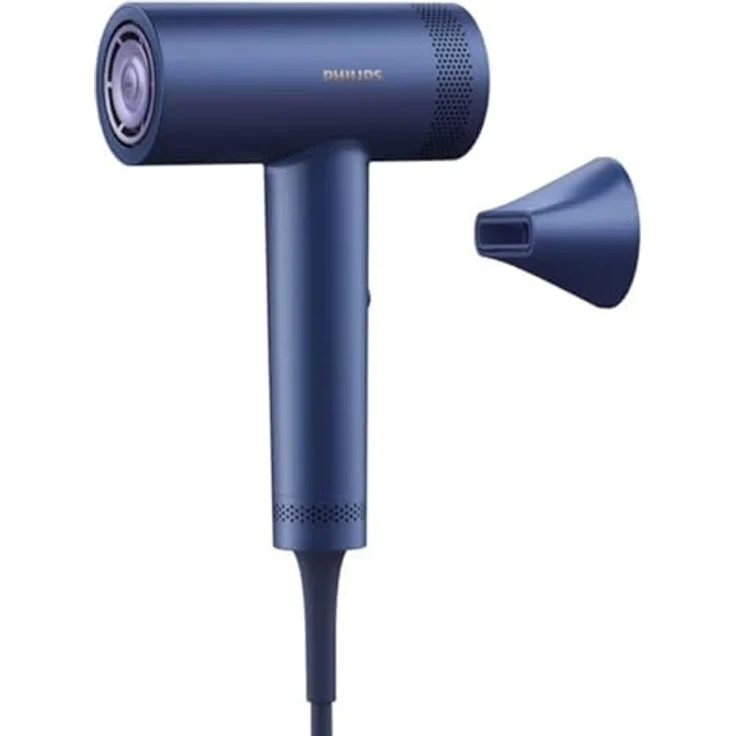 Philips BHD839/00 Hair Dryer, 1400 W, 7 Heat Settings, Blue, Ionic Care, Dual Airstream Technology – Bild 1