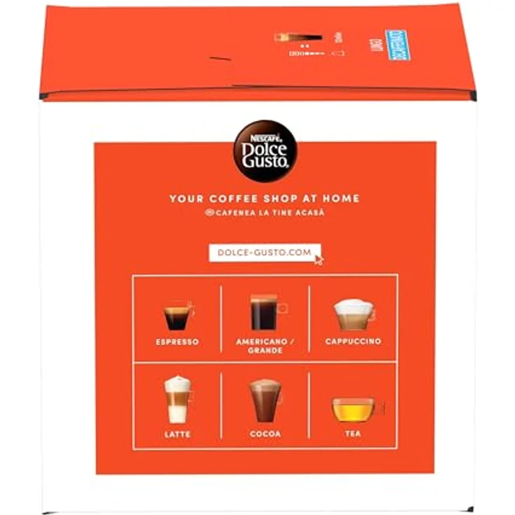 Nescafé Dolce Gusto Caffe Lungo decaffeinato Koffeinfrei, Kapseln – Bild 3