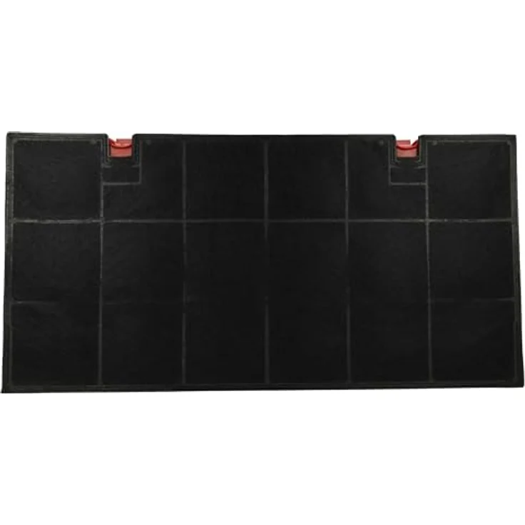 vhbw 2x Aktivkohlefilter kompatibel mit Electrolux 942120704, 942120715, 942120723, 942120829 Dunstabzugshaube - 43 x 21,7 x 3,3 cm, schwarz – Bild 4