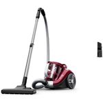 Rowenta RO4B23 Compact Power XXL, beutelloser Bodenstaubsauger mit 900 W, 2,5 Litern und 69 Dezibel, Rot