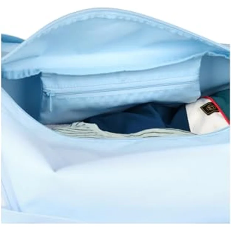 Satch Sporttasche, große Sporttasche aus recyceltem Polyester mit gepolstertem Schultergurt und extra Schuhfach, schwarz – Bild 4