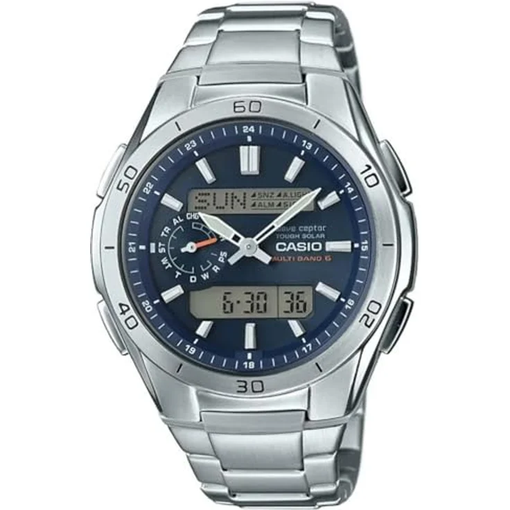 Casio Herrenuhr WVA-M650D-2AER Multi Band 6 Wave Ceptor Tough Solar – Bild 2