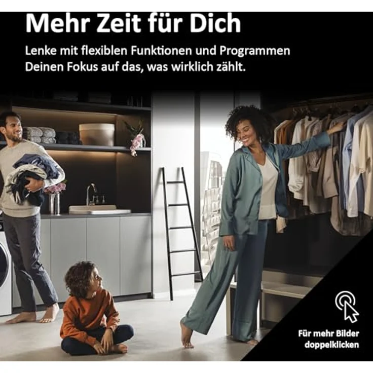 Haier HW90-B14939, Frontlader Waschmaschine mit 9 kg Kapazität, 1.400 U/min, Startzeitvorwahl, Antibakterielle Technologie und Express-Programm – Bild 6