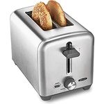 BELLA 2 Slice Toaster, Quick & Even Results Every Time, Wide Slots Fit Any Size Bread Like Bagels or Texas Toast, Drop-Down Crumb Tray for Easy Clean Up, Stainless Steel