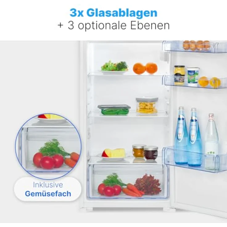 Bomann Einbau-Kühlschrank KSE 7812 weiß, 181 Liter Nutzinhalt, SMART Funktion, Abtauautomatik – Bild 4