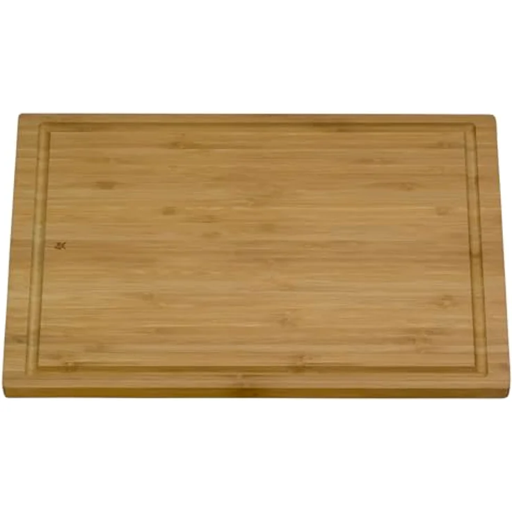 WMF Schneidebrett Bambus natur, 45 x 30 x 1,9 cm, Holzbrett groß - Tranchierbrett mit Saftrille - Küchenbrett klingenschonend – Bild 3