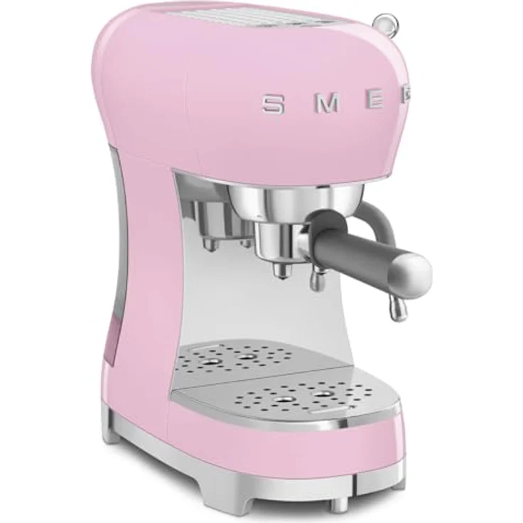 Smeg ECF02PKEU Siebträger Espresso-/Kaffemaschine Rose, Siebträgermaschine, Rosa – Bild 3