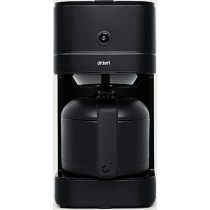 dittert Kaffeemaschine ONE DARK, 10 Tassen Thermoskanne mit Edelstahlgehäuse, Warmhaltefunktion, Metallfilter & Anti-Tropf-System, 1,25 Liter – Bild 1