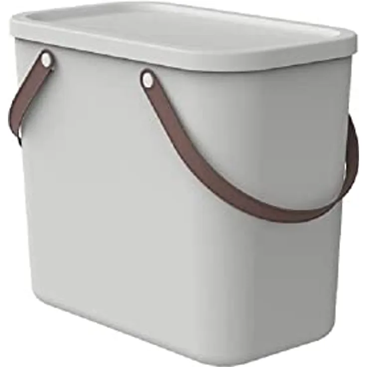 Rotho Albula Aufbewahrungsbox 25l mit Deckel, Kunststoff, Weiss, Nicht zutreffend