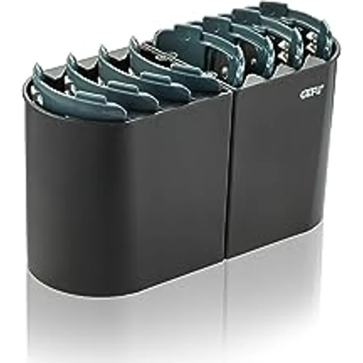 Gefu Trommelreibe Click - Mit fünf Klingeneinsätze, Käsereibe, Gemüsereibe – Bild 5