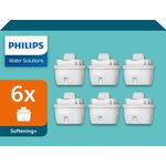 Philips Water Wasserfilter-Kartusche SOFTENING+, 6er-Pack, Brita-kompatibel, BIS ZU 50% WASSERHÄRTE REDUZIERUNG - Preisvergleich